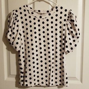 Polka dot blouse